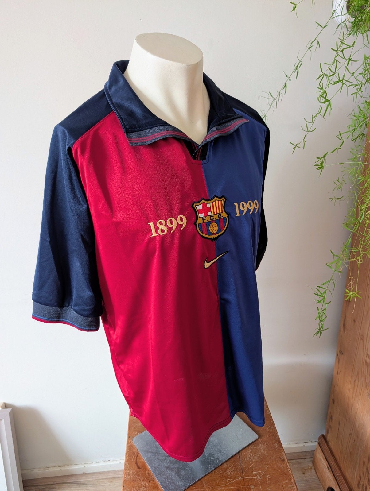 Match shirt Barcelona Nike 99/00 – Jari Litmanen #10 –, Ophalen of Verzenden, Zo goed als nieuw, Buitenlandse clubs, Shirt