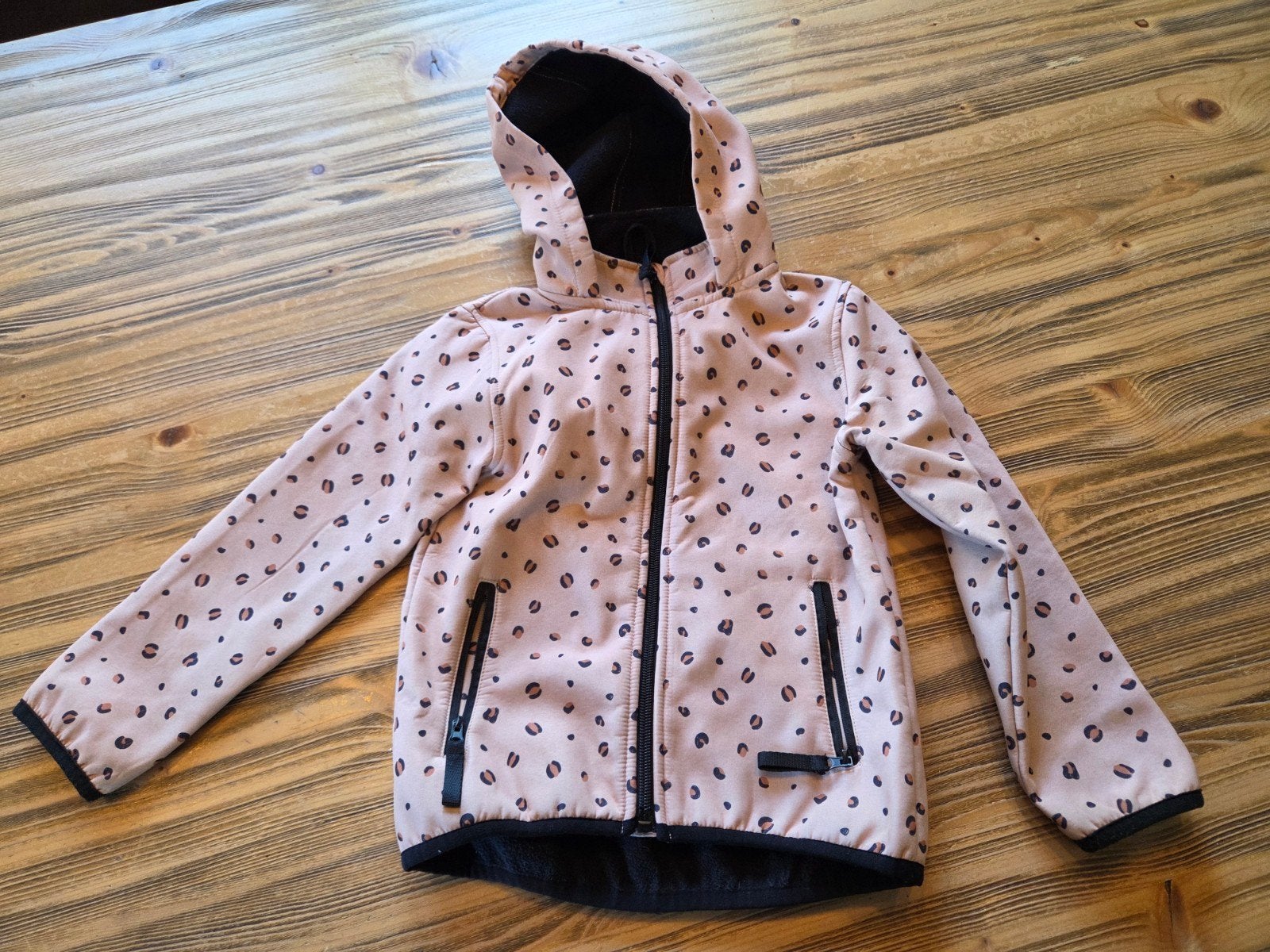 Leuke roze meisjes softshell jas - Maat 110/116, Gebruikt, Meisje, Ophalen of Verzenden, Onbekend