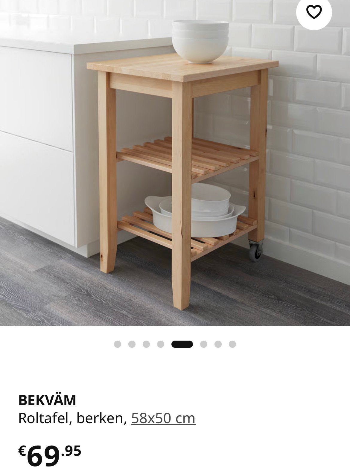 Ikea Bekvam roltafel NIEUW!! + Severin combimagnetron ( €189, Huis en Inrichting, Ophalen, Nieuw, 50 tot 100 cm, Minder dan 100 cm
