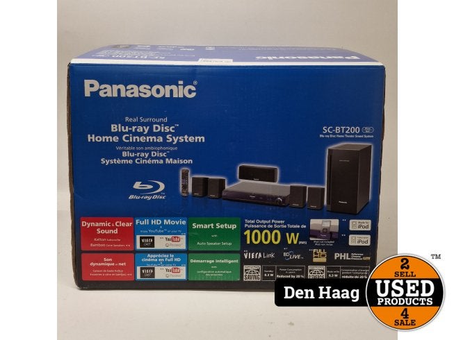 Panasonic SC-BT200 Blu-ray 5.1 Set | Nette staat, Panasonic, Zo goed als nieuw, Support@panasonic.com, 1006, Oaza Kadoma, Kadoma-shi
Osaka 571-8501
Japan