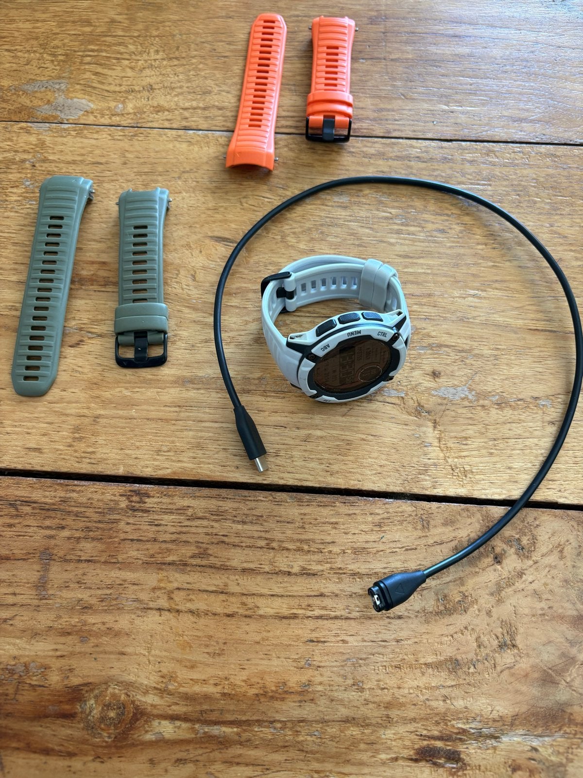 Garmin Instinct 2X Solar Smartwatch met extra bandjes, Afstand, Ophalen of Verzenden, Zo goed als nieuw, Waterdicht