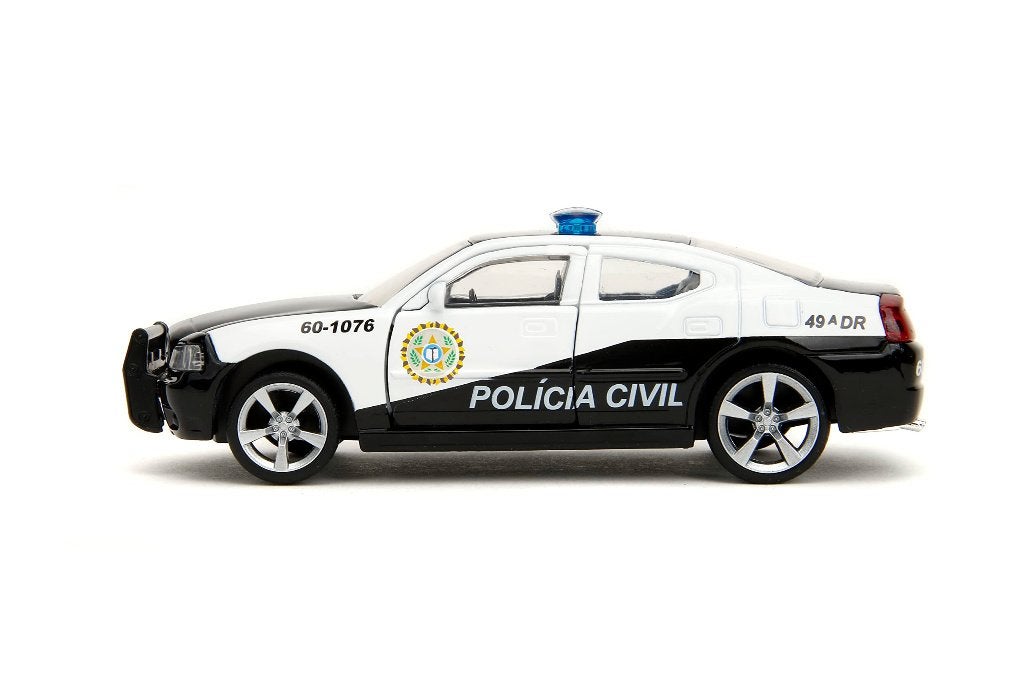 Jada Diecast: Fast & Furious: 2006 Dodge Charger - Police, Overige merken, Auto, ., Nieuw