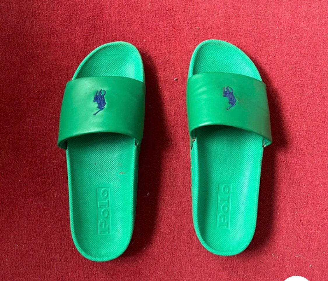 Slippers polo ralph lauren zgan, Verzenden, Overige maten, Groen