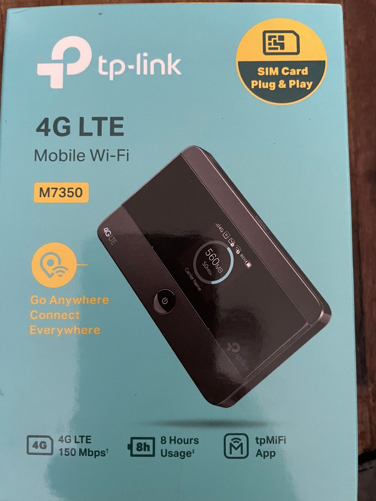 TP link 4G LTE m7350, Ophalen