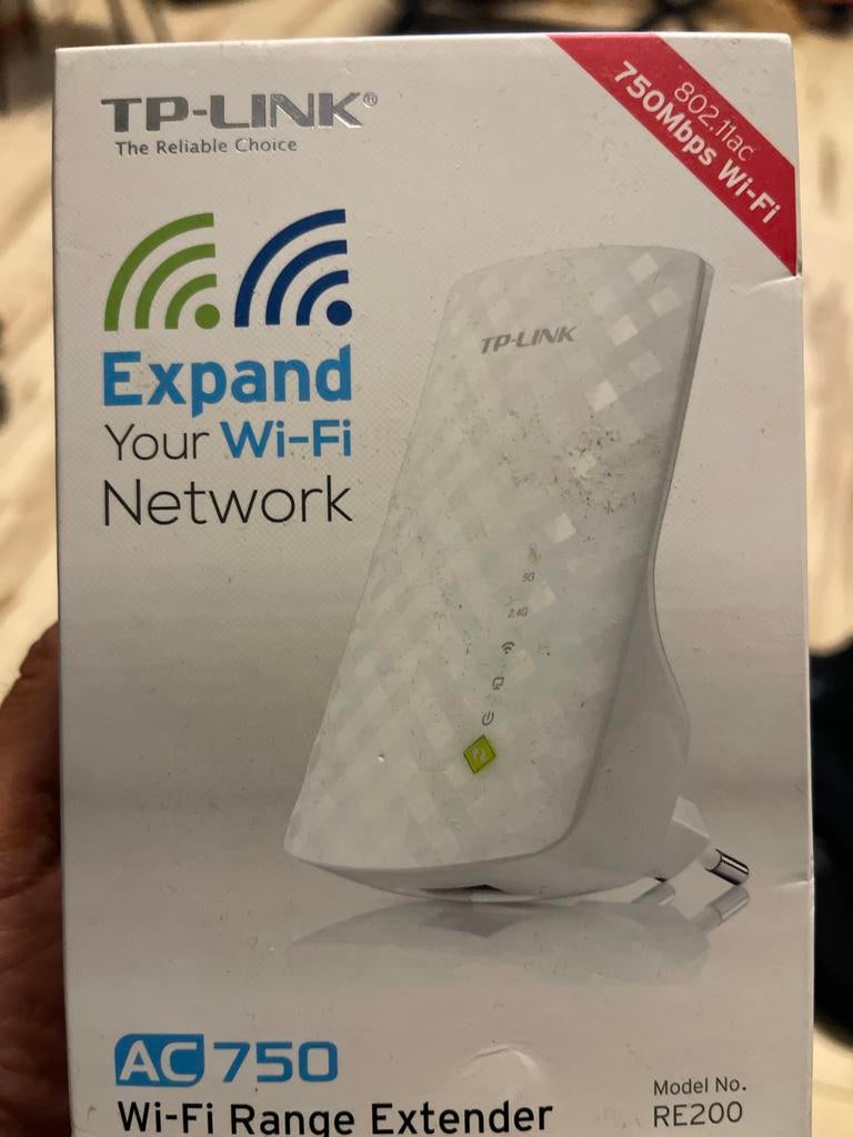 TP-Link AC750 Wi-Fi Range Extender RE200, Ophalen of Verzenden, Nieuw
