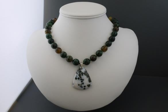AGAAT ketting armband/oorhanger-set, Verzenden, Nieuw, Steen of Mineraal, Verstelbaar