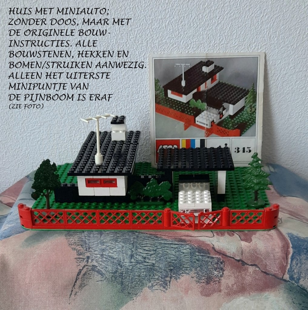 LEGOLAND ® VINTAGE SETS 272 + 344-1 + 345 + 650 + Losse LEGO, Gebruikt, Lego, Ophalen of Verzenden, Compleet