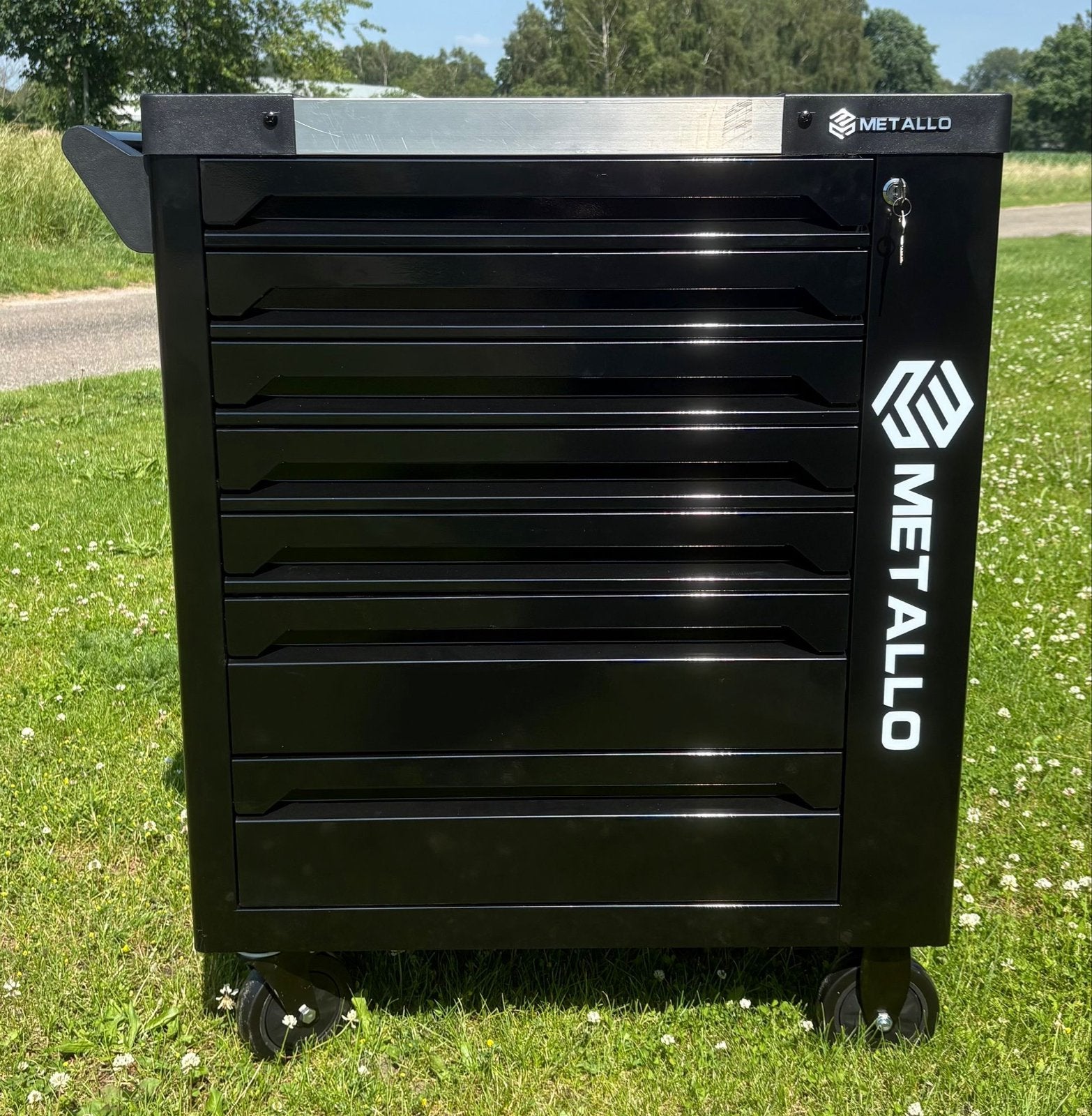 Metallo Gereedschapswagen met 7 laden en gereedschap, Doe-het-zelf en Verbouw, Gereedschap | Handgereedschap, Ophalen, Zo goed als nieuw