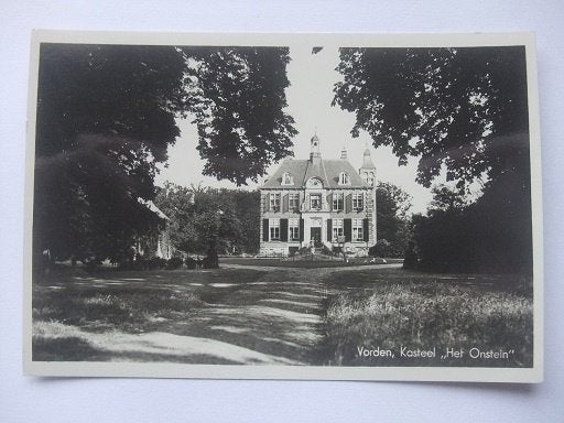 P326 Vorden - Kasteel het Onstein, Verzenden, 1940 tot 1960, Ongelopen, Gelderland