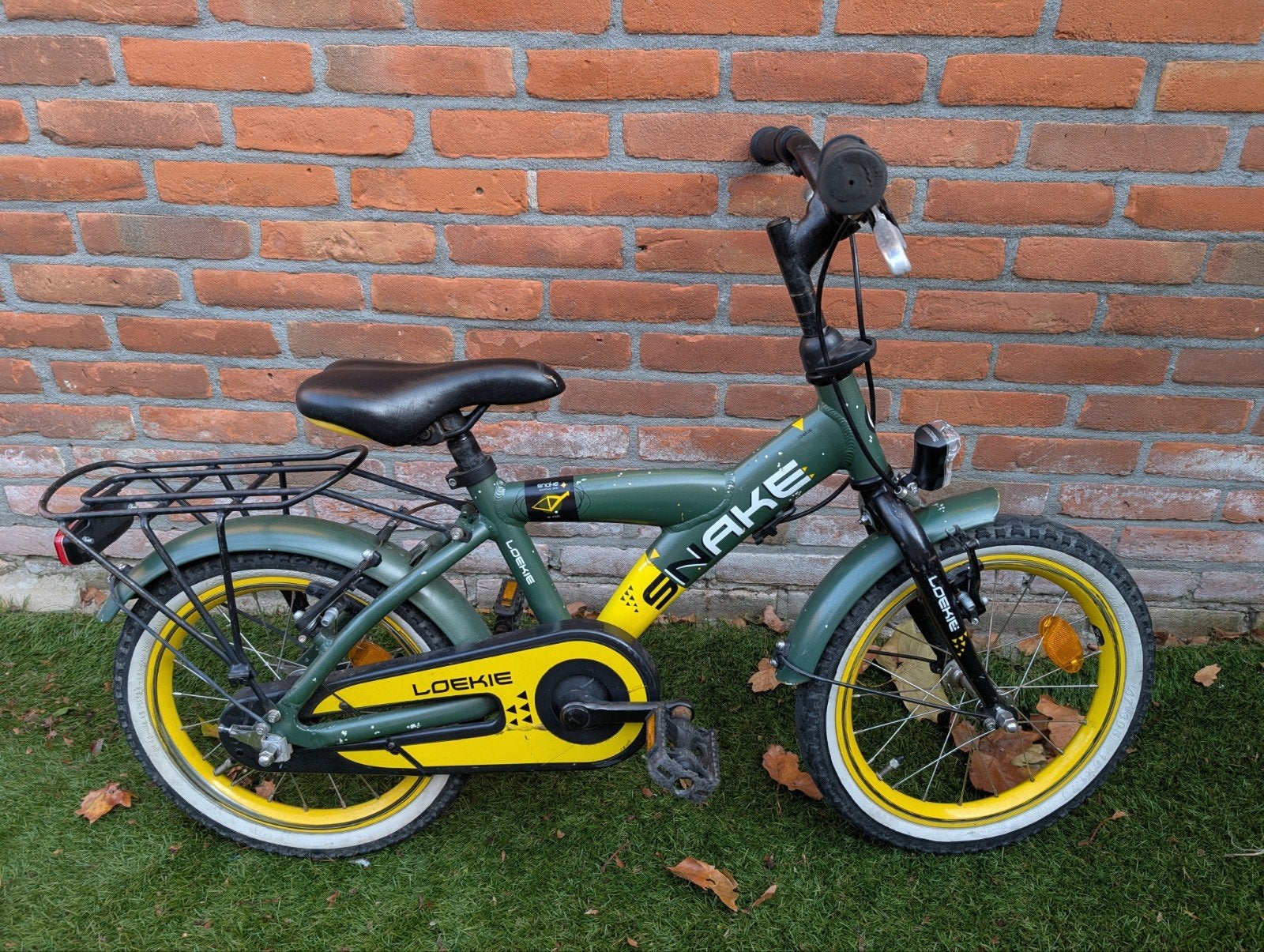 Loekie 16 inch jongens fiets, Ophalen, Gebruikt, 16 tot 20 inch, Loekie Snake