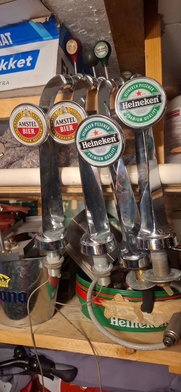 Heineken tapzuil Amstel tapkraan biertap tap, Verzamelen, Ophalen, Gebruikt, Overige typen, Heineken