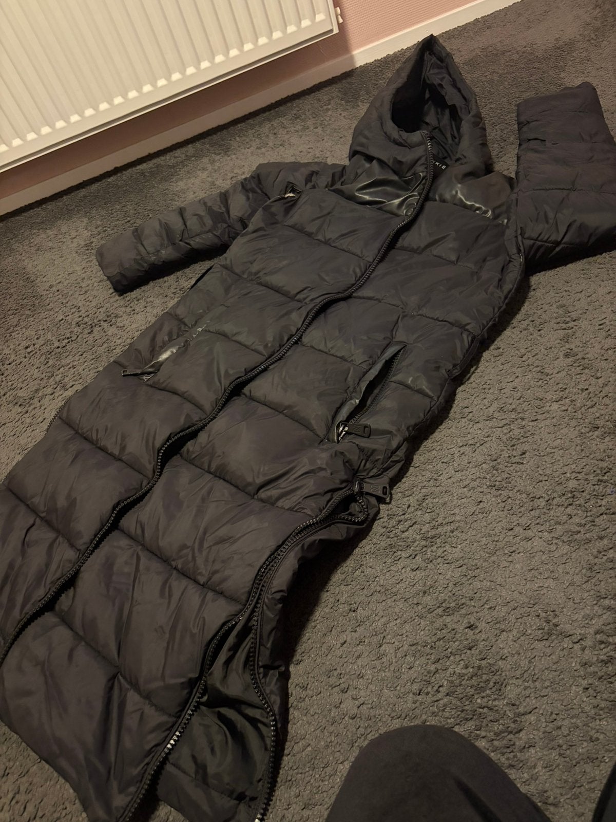 Winterjas nikkie, Kleding | Dames, Ophalen, Zo goed als nieuw, Maat 38/40 (M), Zwart