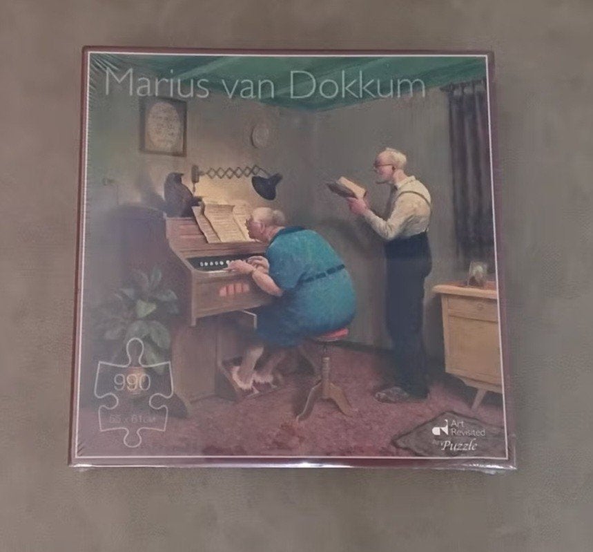 Puzzel Marius van Dokkum 'zoals de ouden zongen', nieuw!, Ophalen, 500 t/m 1500 stukjes, Nieuw, Legpuzzel