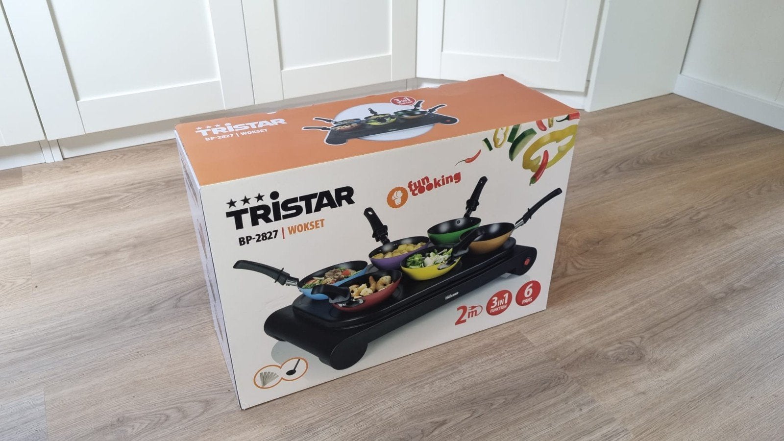 Tristar BP2827 Wokset NIEUW!!, Ophalen of Verzenden, Nieuw, 4 t/m 7 personen