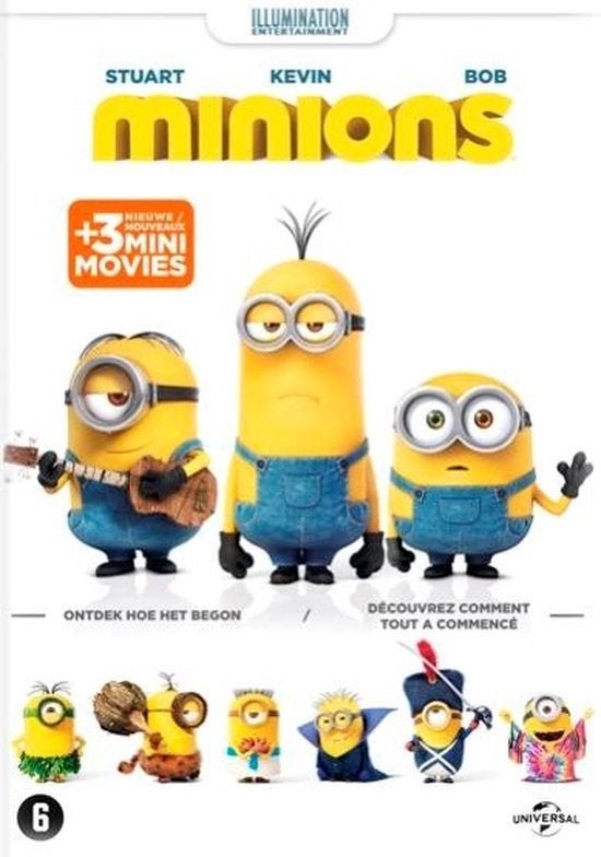 Minions DVD Nieuw In Seal, Europees, Tekenfilm, Ophalen of Verzenden, Vanaf 6 jaar