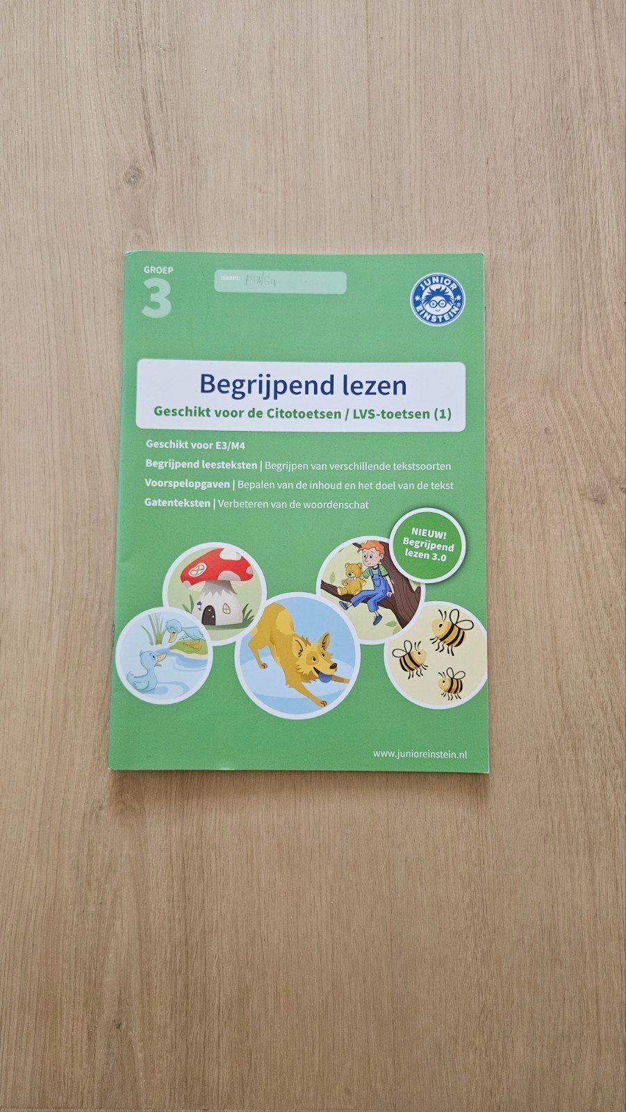 Begrijpend lezen Groep 3 Junior Einstein Citotoetsen LVS, Boeken, Ophalen of Verzenden