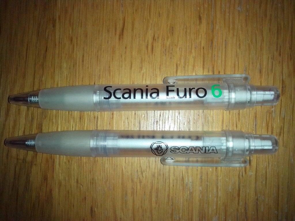 Scania Euro 6 pen + Scania King of the RAI pet /cap, Verzamelen, Ophalen of Verzenden, Nieuw, Overige typen