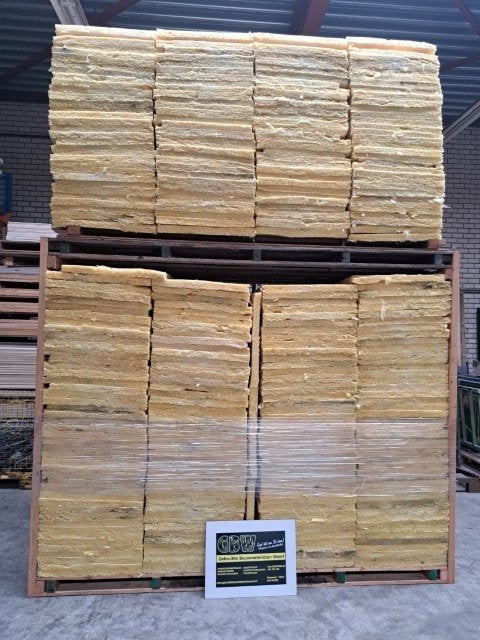glaswol isolatie 5 cm dik 60x120 cm, wandisolatie, Ophalen, 4 tot 8 cm, Gebruikt, Vloerisolatie