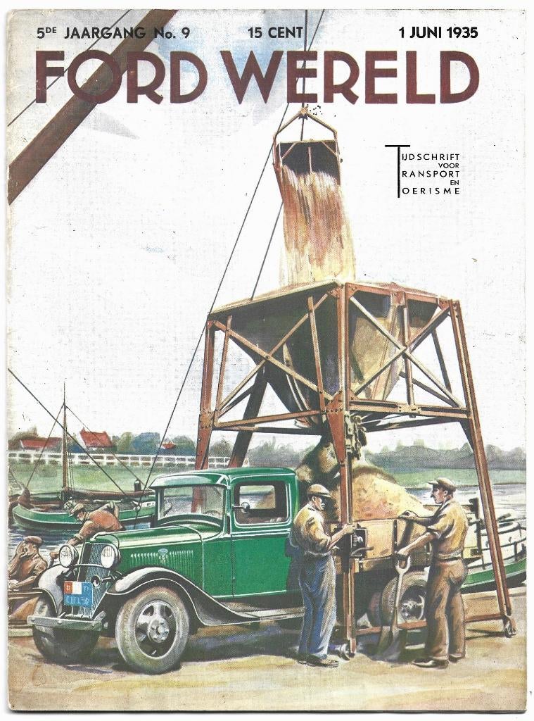 Ford Wereld 1935 tijdschrift no 10 (A1426), Ophalen of Verzenden, Zo goed als nieuw, Ford