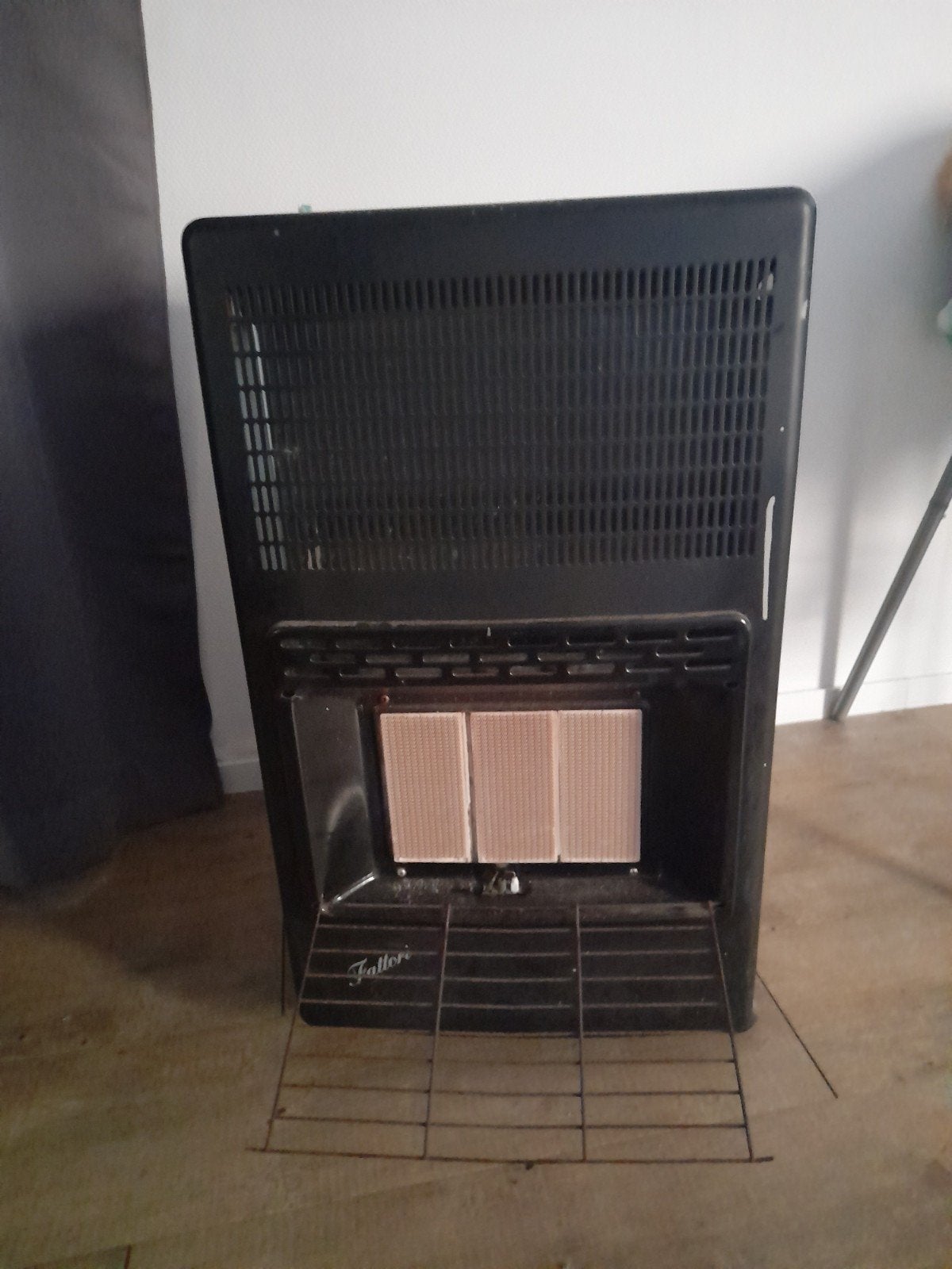 Fallori gaskachel - Zwart, in goede staat, Gebruikt, Kachel, Minder dan 60 cm, Ophalen of Verzenden