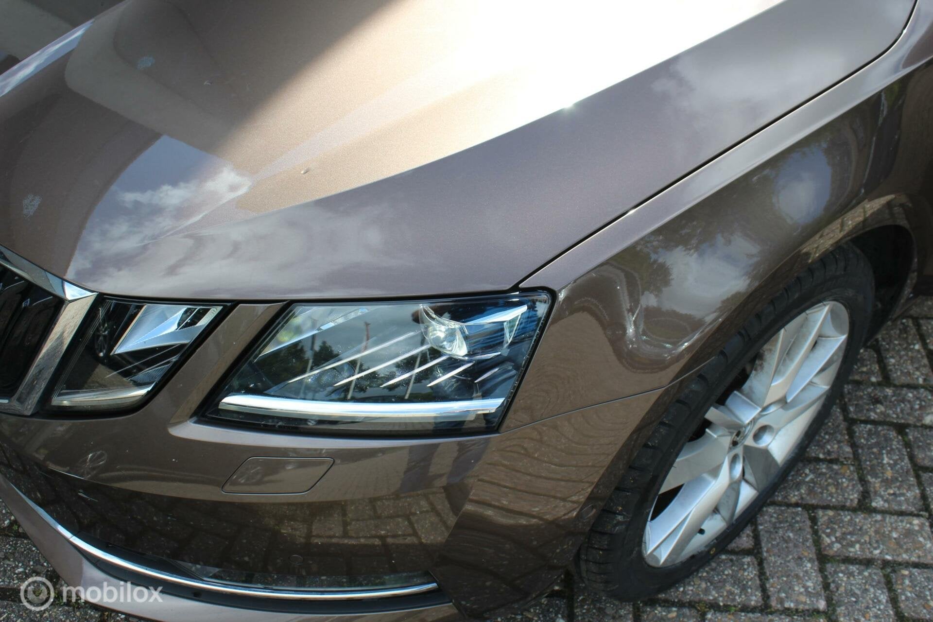 Skoda Octavia Combi 1.0 TSI LED Trekhaak Stoel.verw|Automaat, Auto's, Euro 6, Bruin, 116 pk, Origineel Nederlands