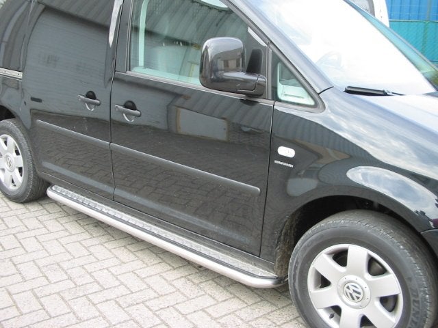 VW Caddy Sidebars met aluminium treeplank, Auto-onderdelen, Niet ingevuld, Niet ingevuld, Niet ingevuld