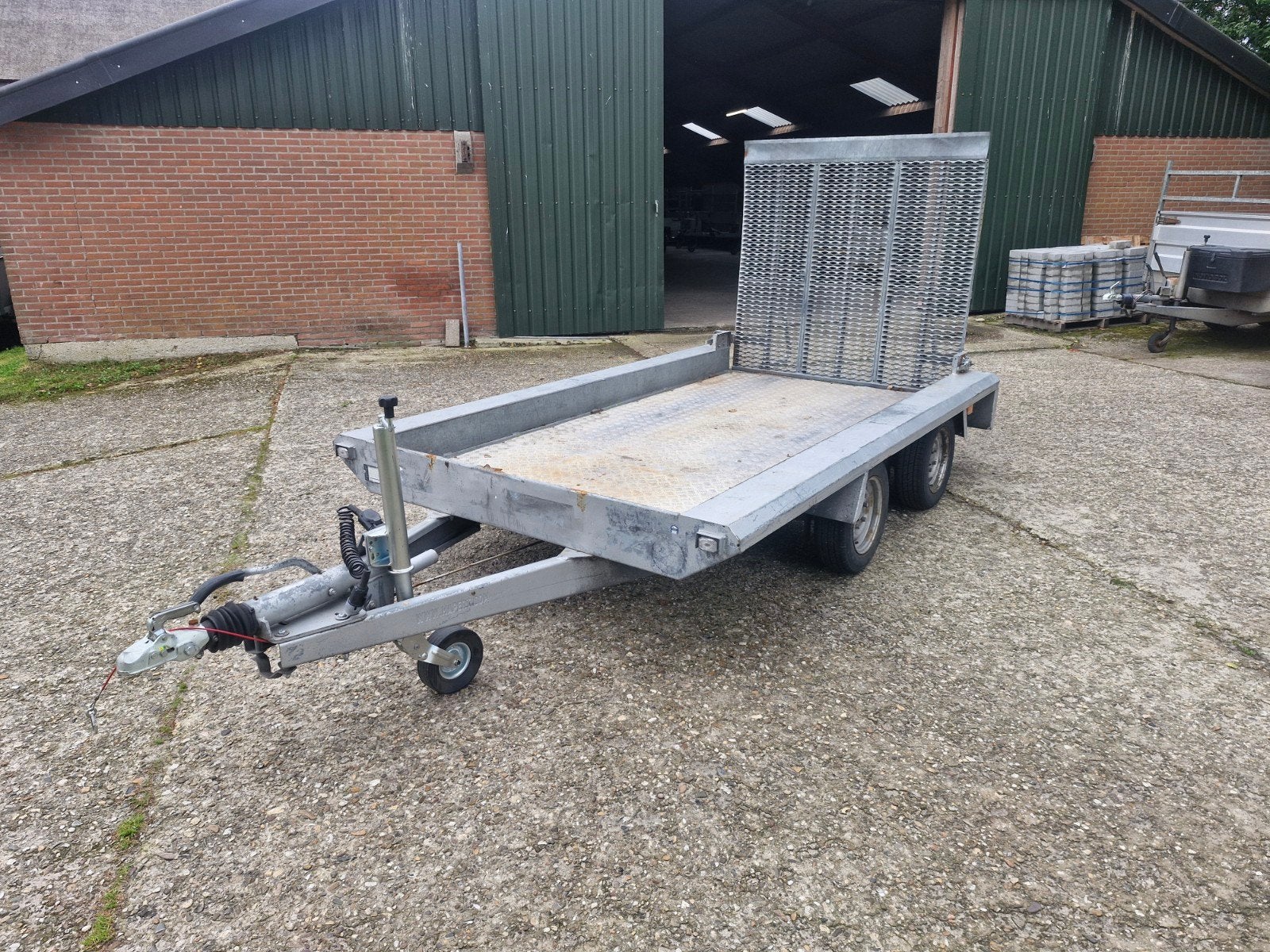 Hapert machinetransporter 3000kg, Auto diversen, Ophalen, Gebruikt, -, -