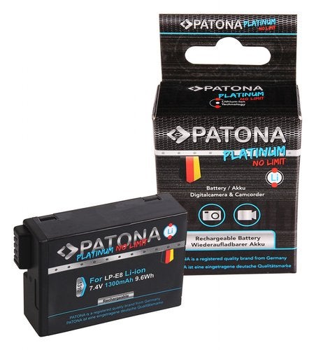 Platinum Battery Canon LP-E8 LP-E8+ EOS 550D, 600D 650D 700D, Nieuw