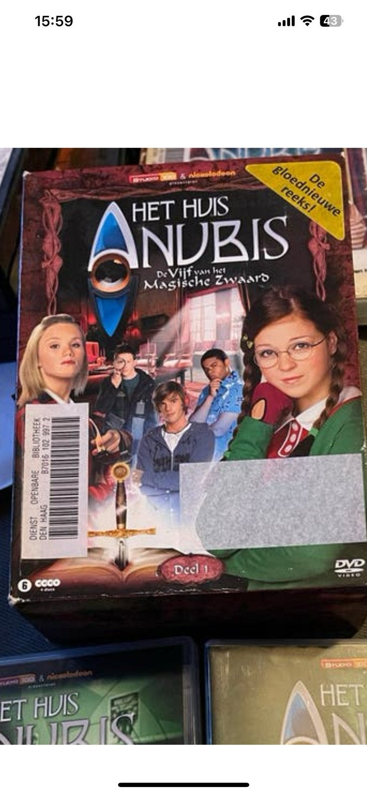 Het Huis Anubis: De Vijf van het Magische Zwaard deel 1, Gebruikt, Alle leeftijden, Nederlands, Overige genres