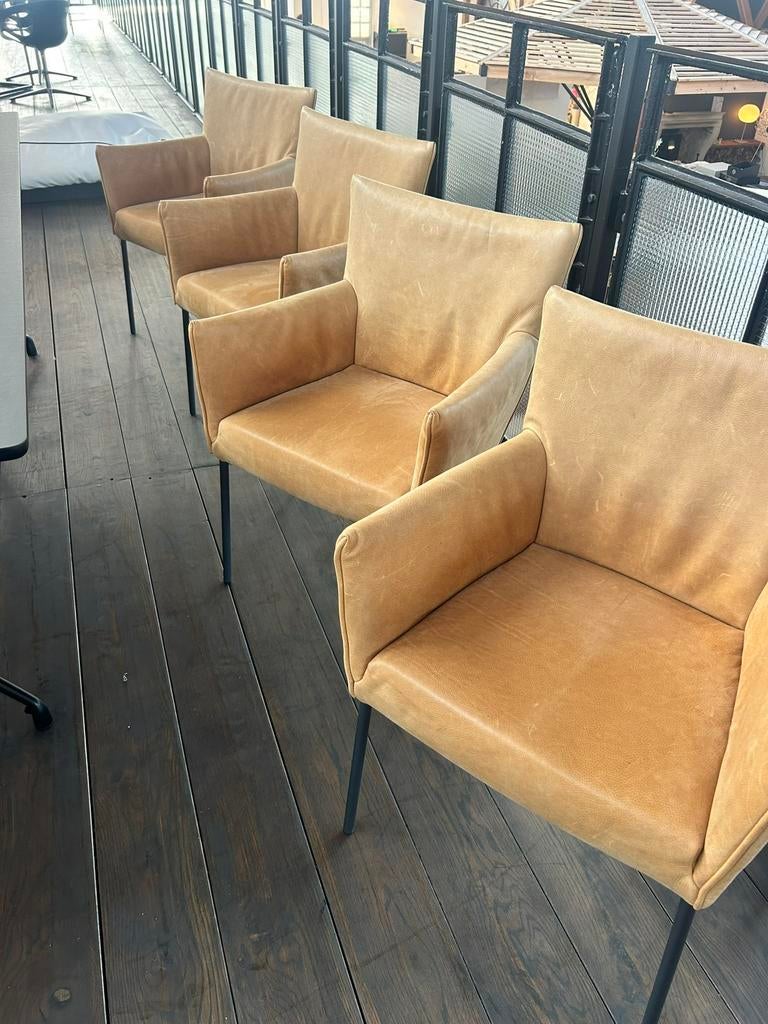 Label vd Berg Mali actief nieuw eetkamerstoel set van 4 st, Huis en Inrichting, Stoelen, Ophalen, Nieuw, Label Montis Artifort GerardvdBerg