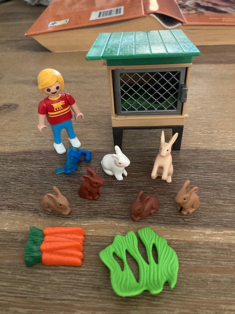 Playmobil konijnen, Ophalen of Verzenden, Zo goed als nieuw, Los playmobil
