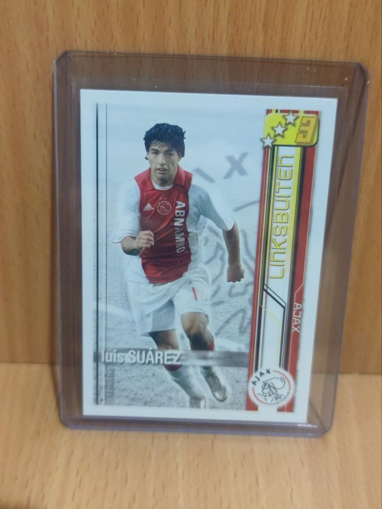 Luis Suarez - Ajax - All Stars kaart, Verzamelen, Sportartikelen en Voetbal, Ophalen of Verzenden, Zo goed als nieuw, Ajax, Spelerskaart