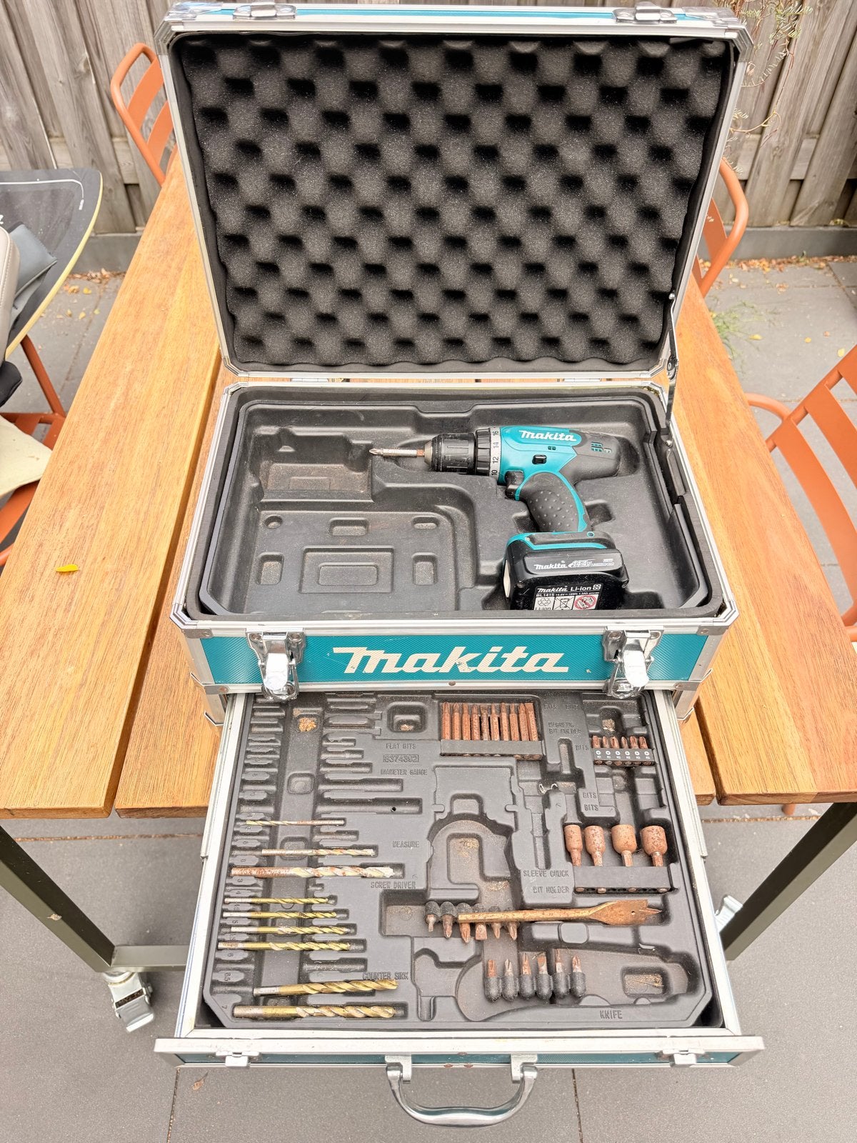 Makita Boor- en Schroefmachine, Ophalen, Gebruikt, Minder dan 400 watt, Boor- en Schroefmachine