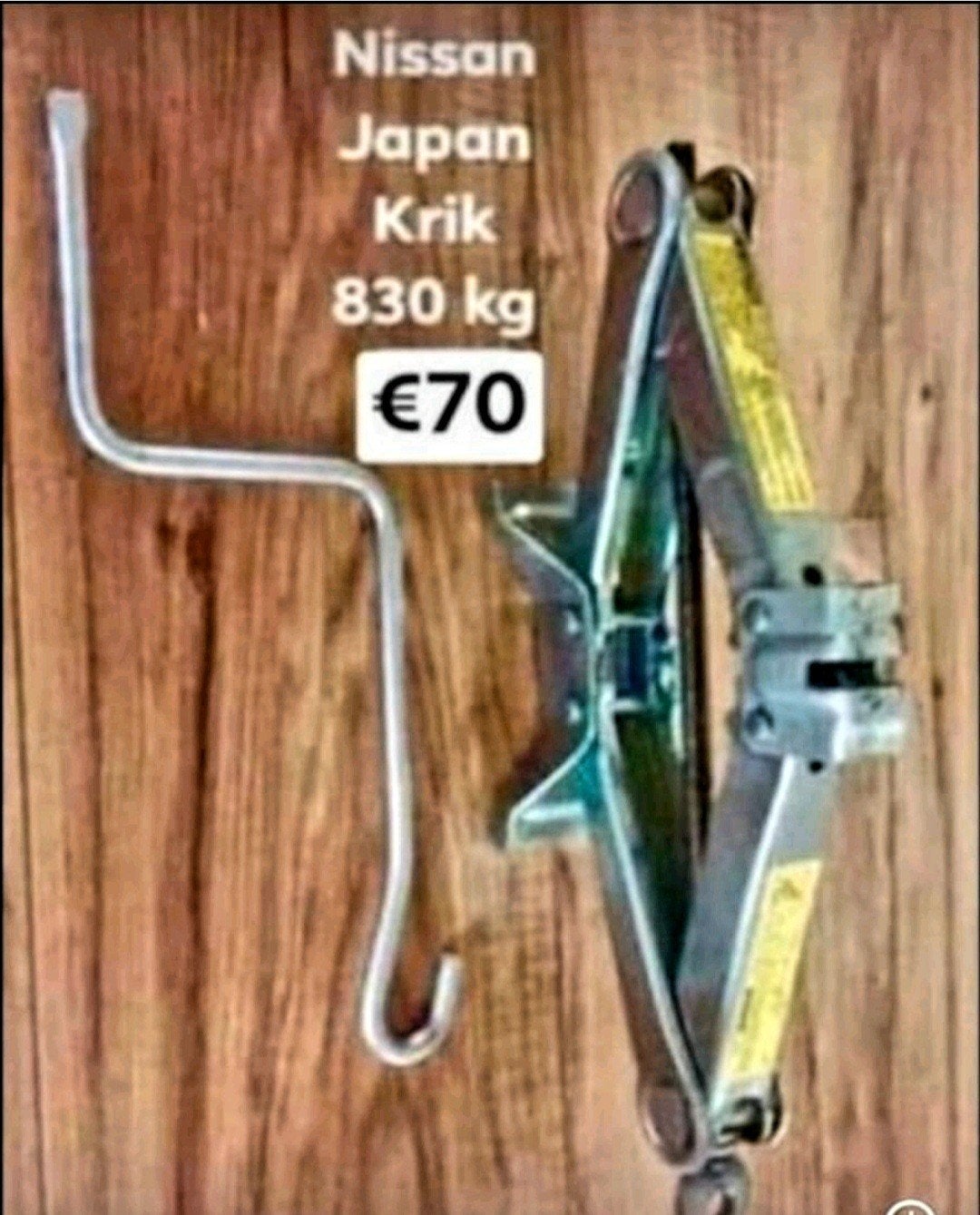 Nissann auto krik 850kg/ voor alle japanse autos, Ophalen, Nieuw