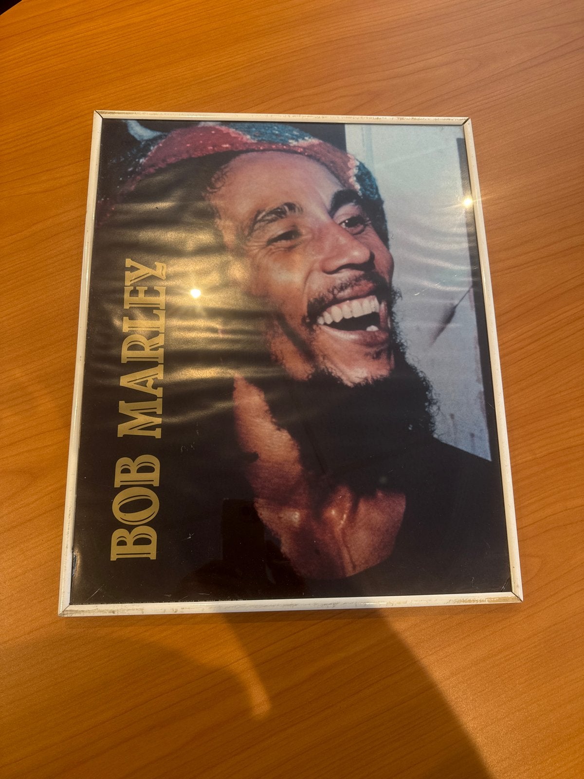Bob Marley ingelijste foto/poster, 50 – 75, Minder dan 50 cm, Gebruikt, Verzenden