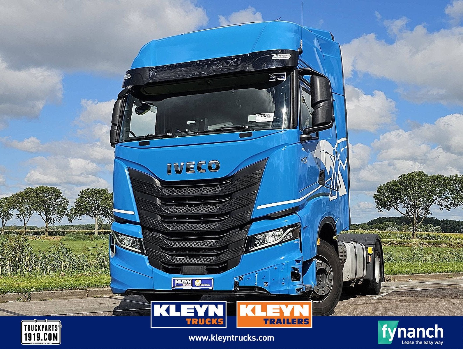 IVECO S-WAY AS440S49 intarder, Auto's, Automaat, Euro 6, Iveco, Blauw