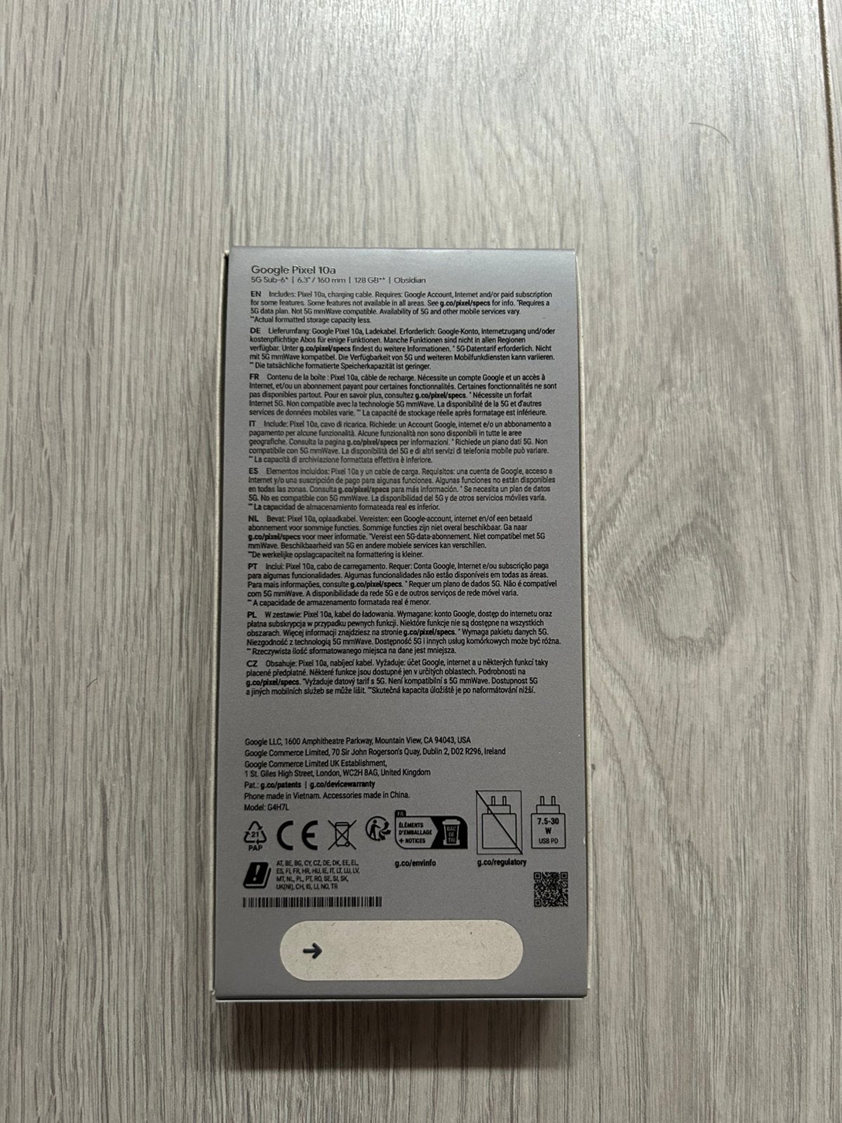 Foto 2 van Google Pixel 10A - 128GB - Zwart