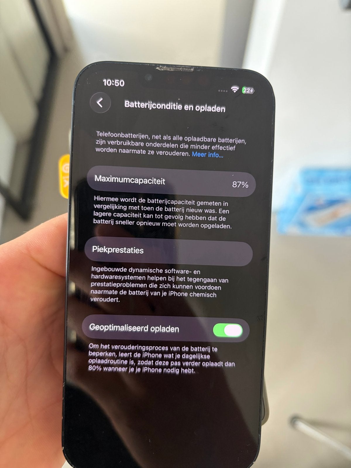 iPhone 13 met kapotte achterkant, Ophalen, 128 GB, Zwart, IPhone 13