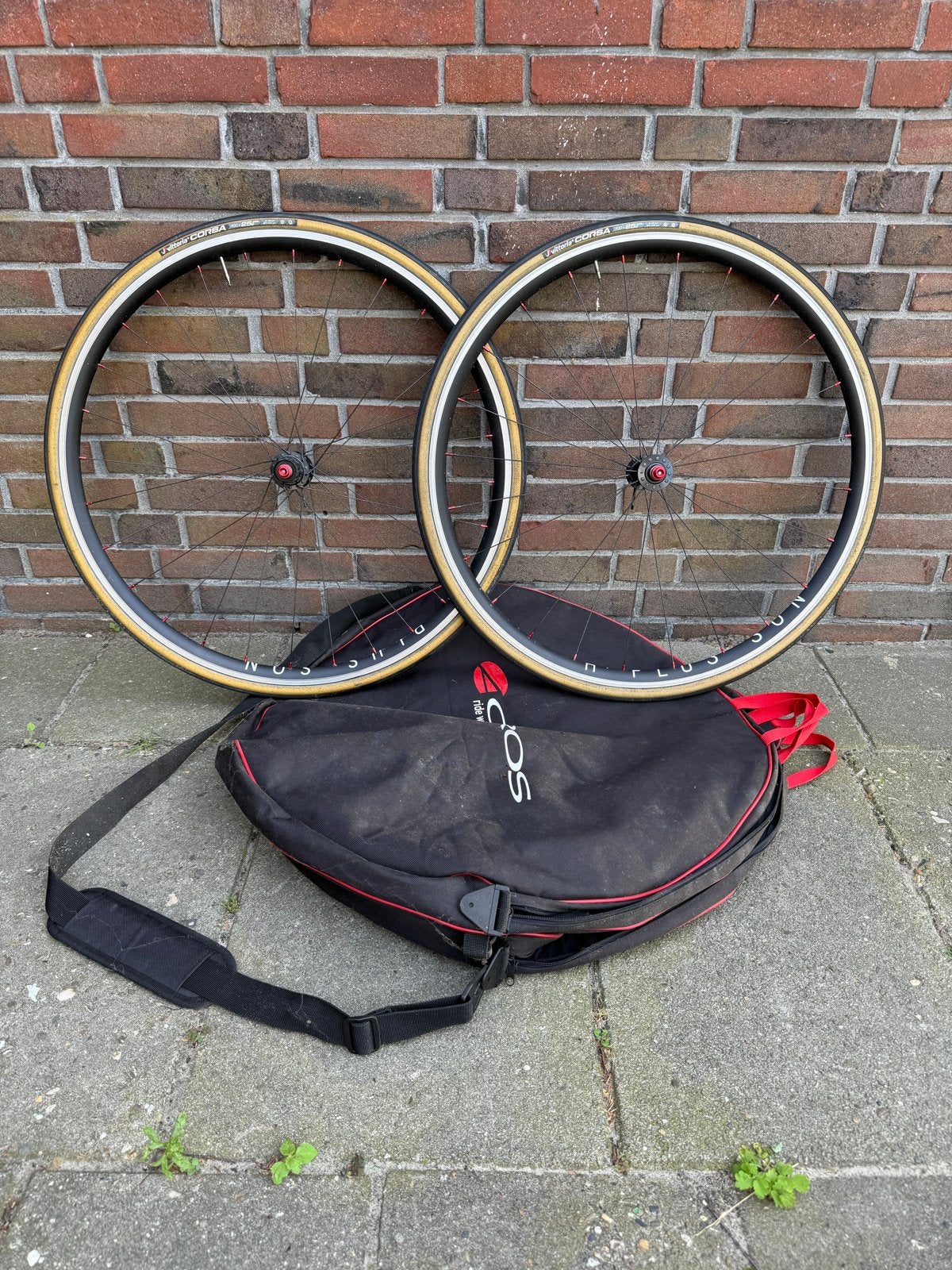 Handgespaakte wielset DT Swiss 240 / H Plus Son Archetype, Gebruikt, Aluminium, Racefiets, Ophalen