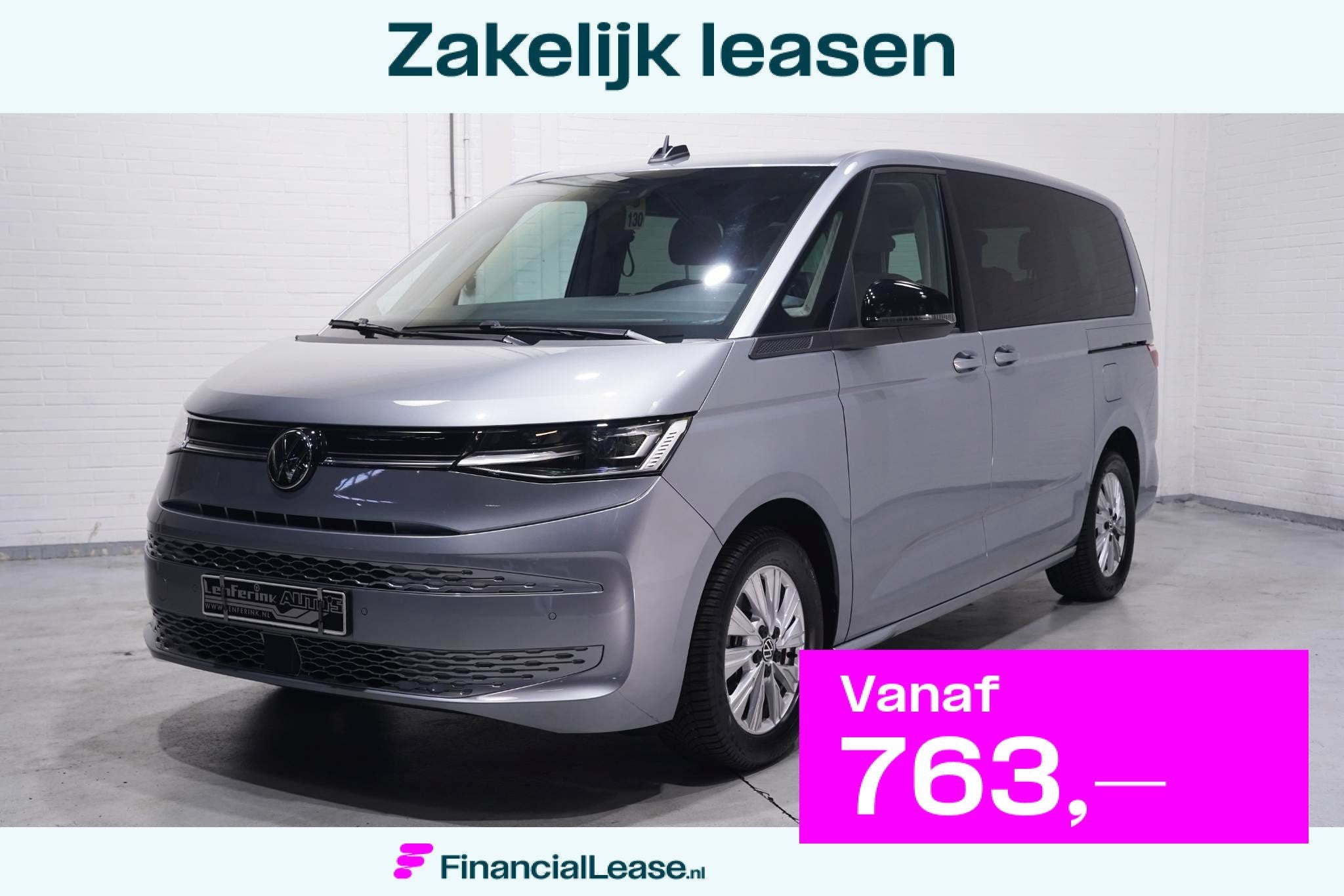 Volkswagen Multivan 1.4 eHybrid L2H1 Style NAP Iq Light Pano, Gebruikt, Euro 6, 138 €/maand, 7 stoelen