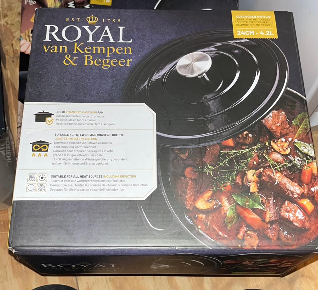 *Nieuw* Braadpan Royal van Kempen & Begeer, Gietijzer, Nieuw, Ophalen of Verzenden, Keramische plaat