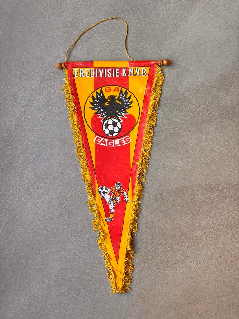 Vintage Go Ahead Eagles vaantje, Ophalen of Verzenden, Gebruikt, Overige binnenlandse clubs, Vaantje of Sjaal