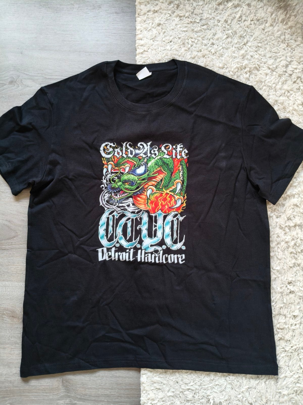 Cold As Life Detroit Hardcore, Ophalen of Verzenden, Nieuw, Maat 56/58 (XL), Zwart