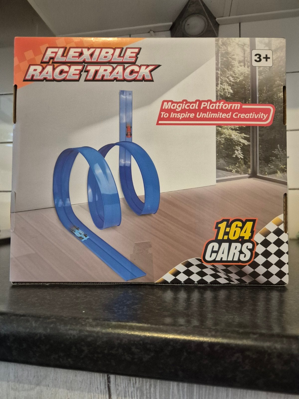 Speed Race Flexibele Racebaan met Looping en 1:64 Auto's, Kinderen en Baby's, Speelgoed | Racebanen, Racebaan, Nieuw, Handmatig