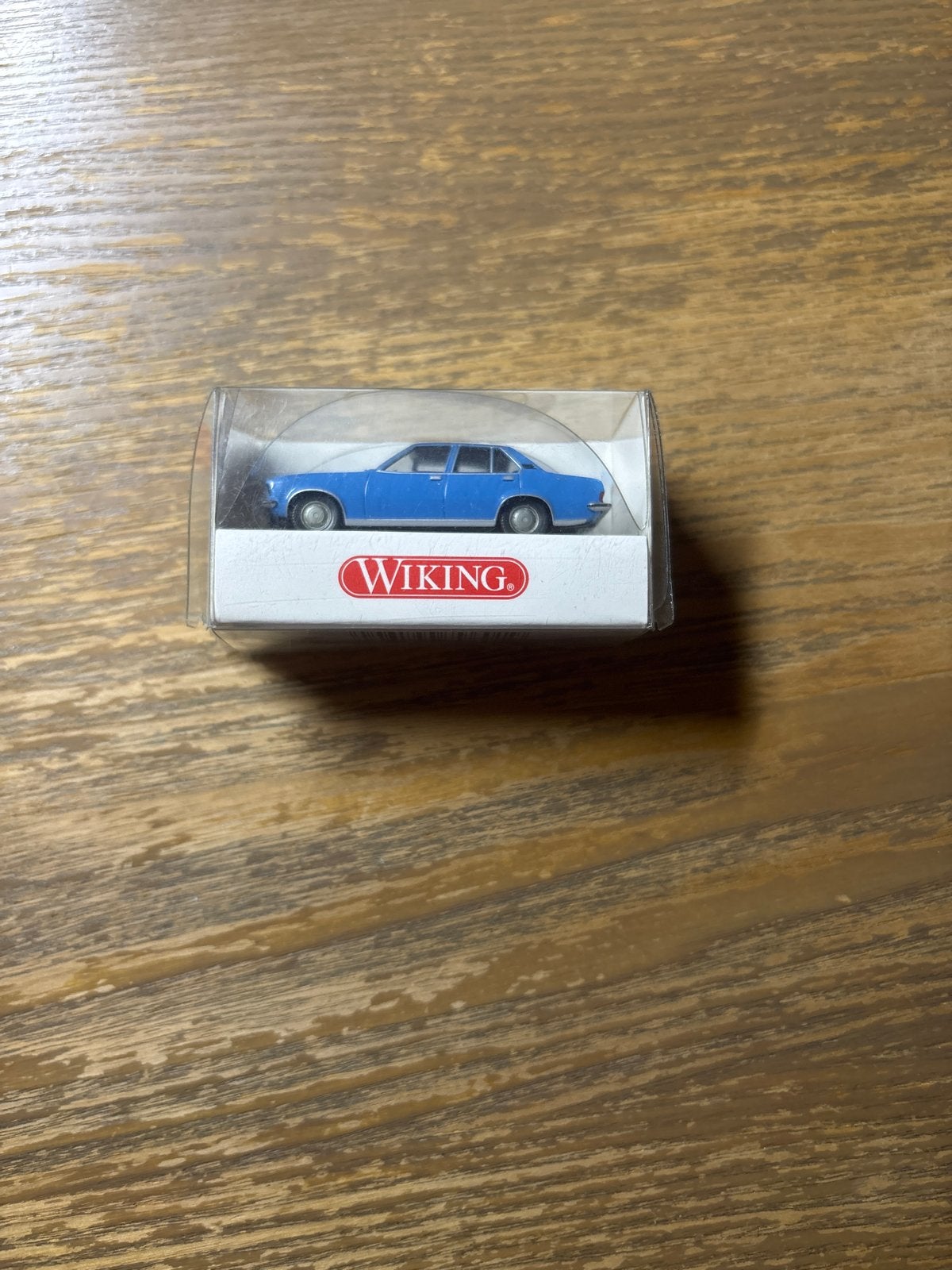 Wiking Opel Commodore B modelauto blauw - Nieuw, Ophalen of Verzenden, Nieuw, Auto, Wiking