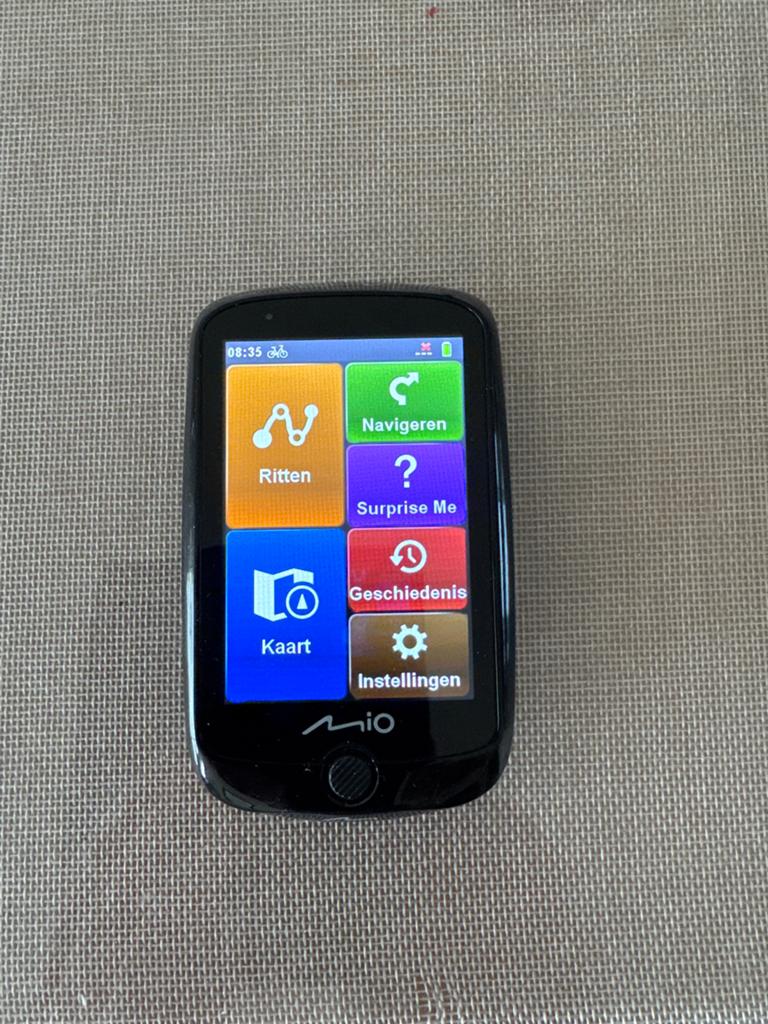 Mio Cyclo 220 Fietsnavigatie met hoesje, Fietsen en Brommers, Fietsaccessoires | Fietscomputers, Ophalen, GPS, Gebruikt