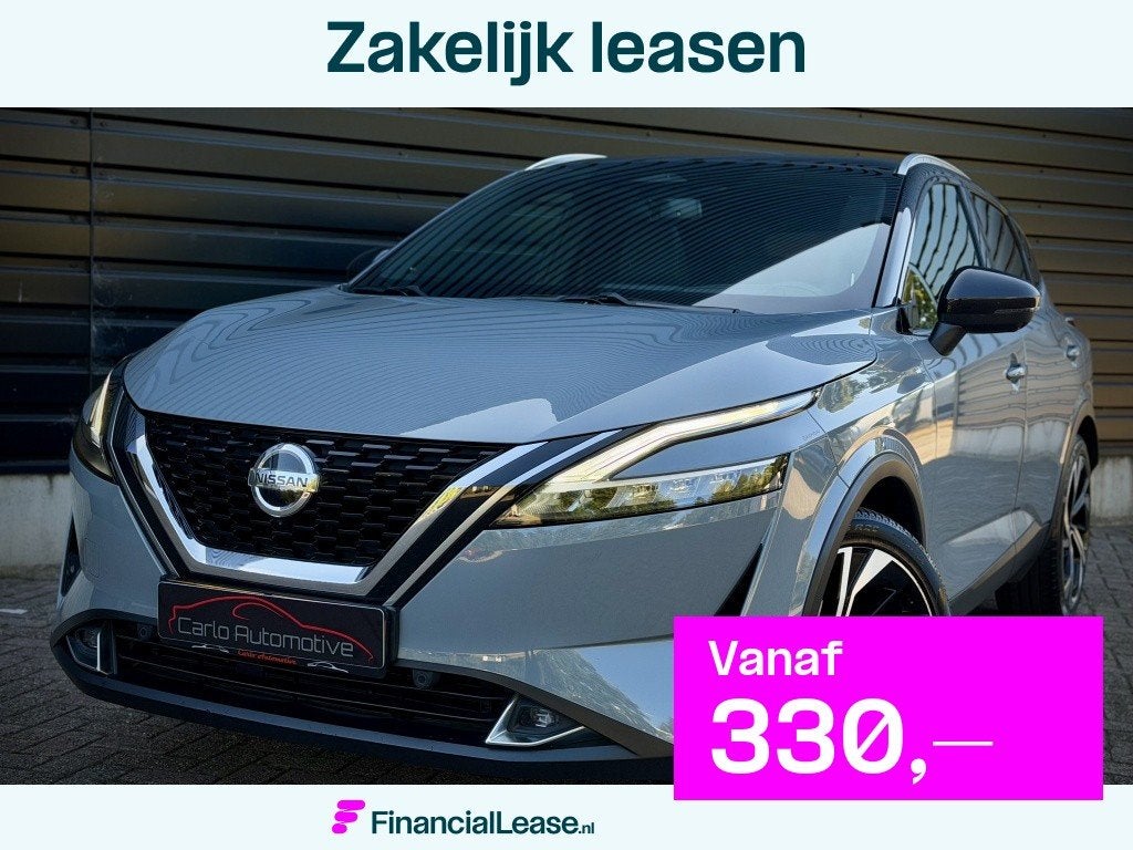 Nissan QASHQAI 1.3 MHEV X Tekna + PANO|360|HUD|MASSAGE|ACC V, Automaat, Euro 6, Qashqai, Zilver of Grijs