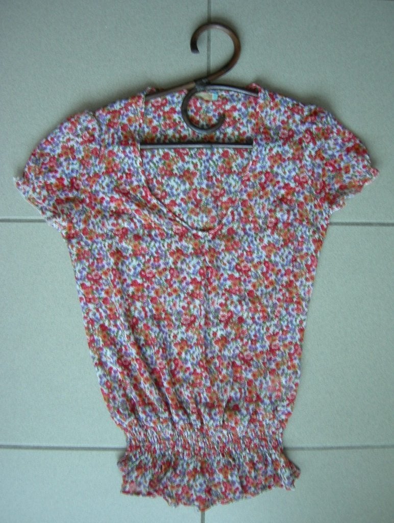 Tuniek gebloemd. Bella Ragazza. Maat: M. Lengte: +/- 70 cm., Maat 38/40 (M), Bella Ragazza, Ophalen of Verzenden, Zo goed als nieuw
