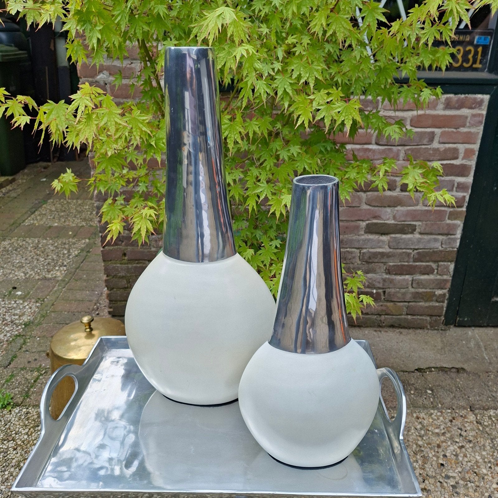 Supermooie gtote design vazen, Ophalen, Overige kleuren, Minder dan 50 cm, Glas