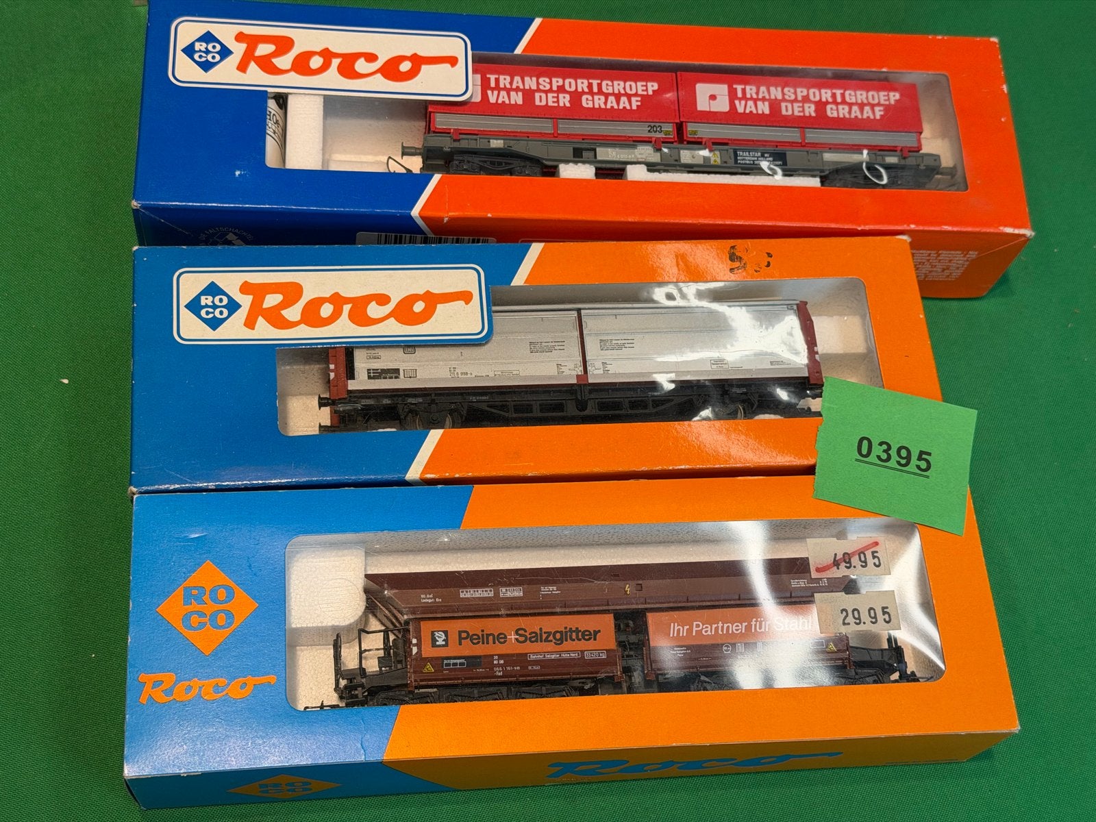 395- Roco H0 Wagons - 3 stuks in originele verpakking, Gelijkstroom, Ophalen of Verzenden, NS, Roco